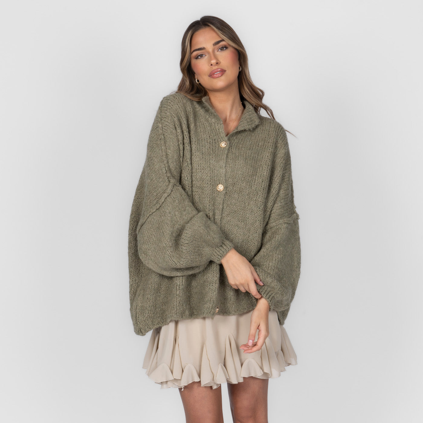 Cárdigan oversize