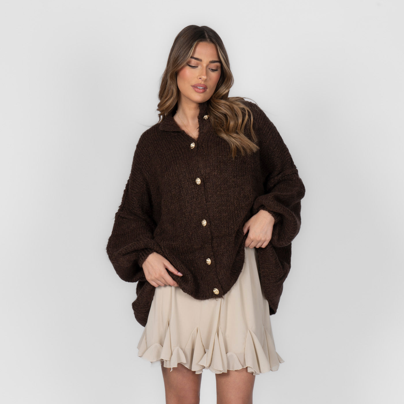 Cárdigan oversize