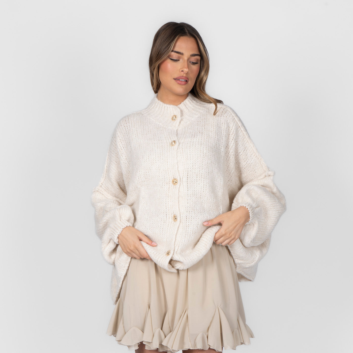 Cárdigan oversize
