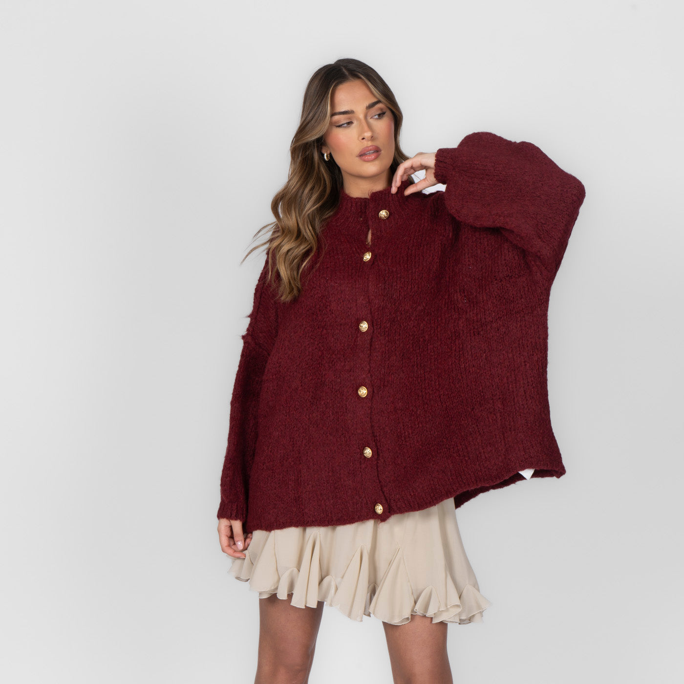 Cárdigan oversize
