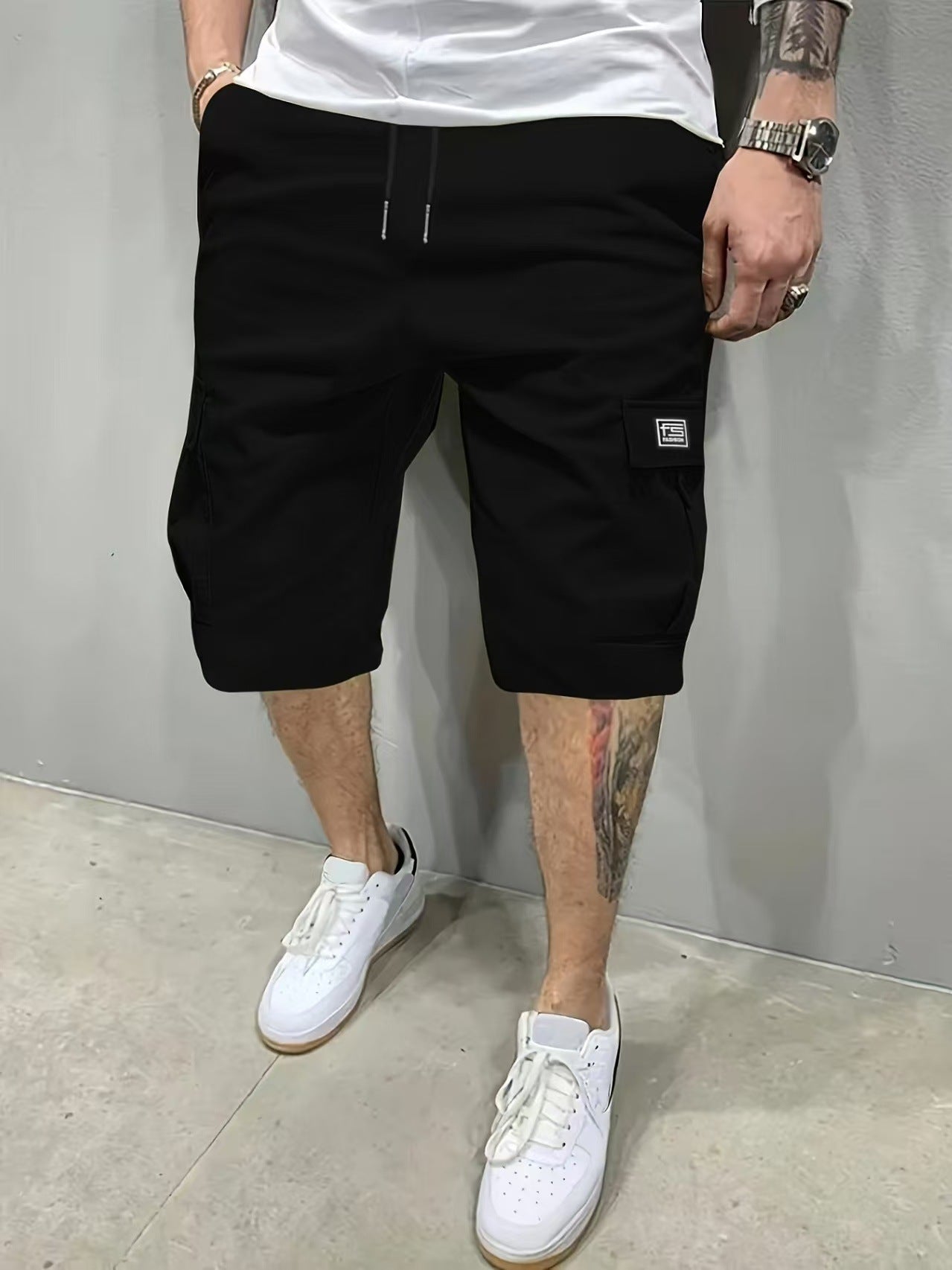 Pantalones cortos cargo para hombre Zelvyn