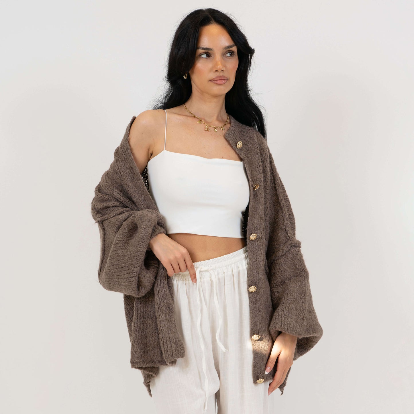 Cárdigan oversize