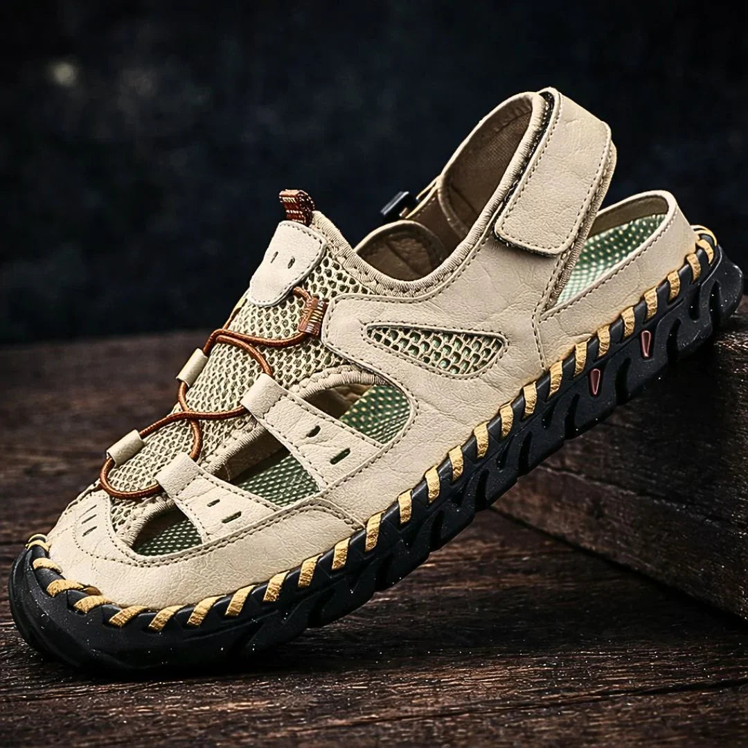 Zelvyn Trackers | Sandalias de Cuero con Soporte