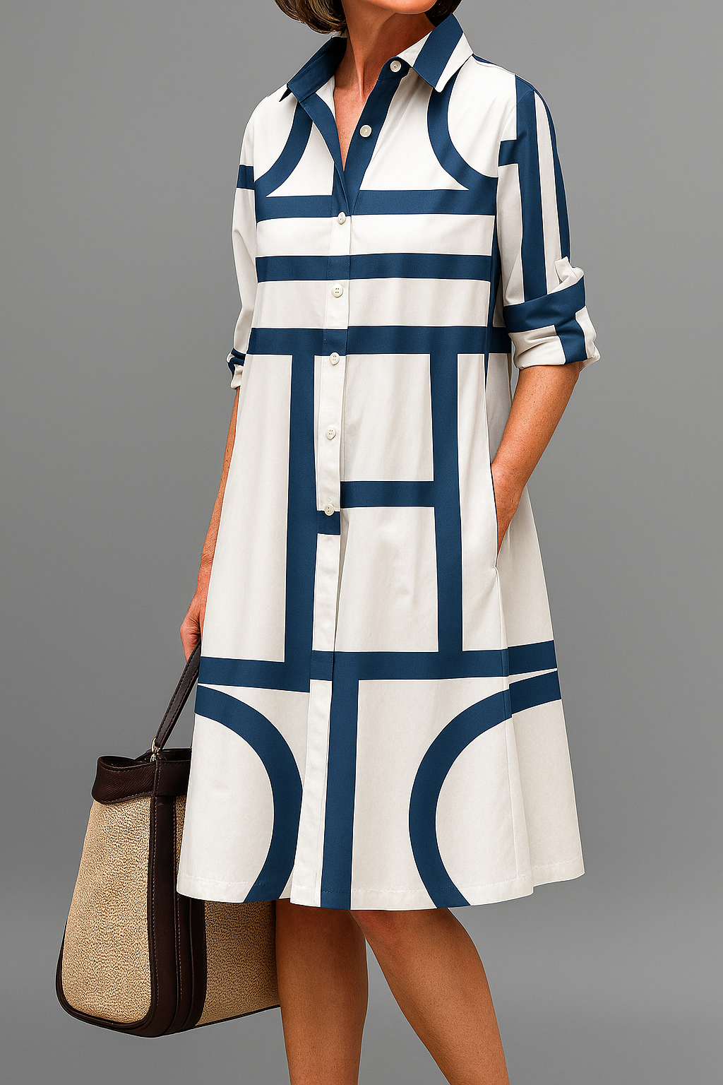 Naomi | Vestido midi cuidado y estiloso