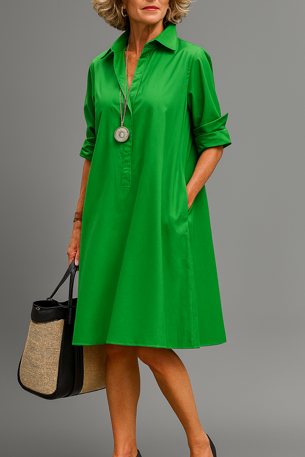 Naomi | Vestido midi cuidado y estiloso