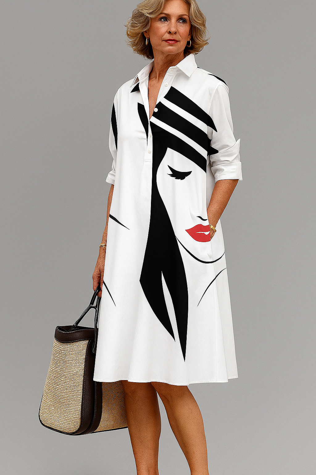 Naomi | Vestido midi cuidado y estiloso