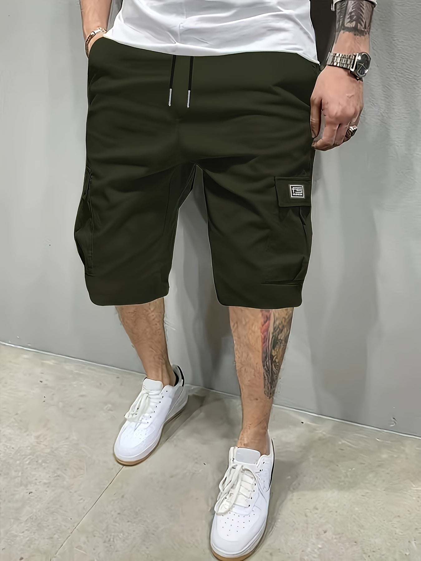 Pantalones cortos cargo para hombre Zelvyn