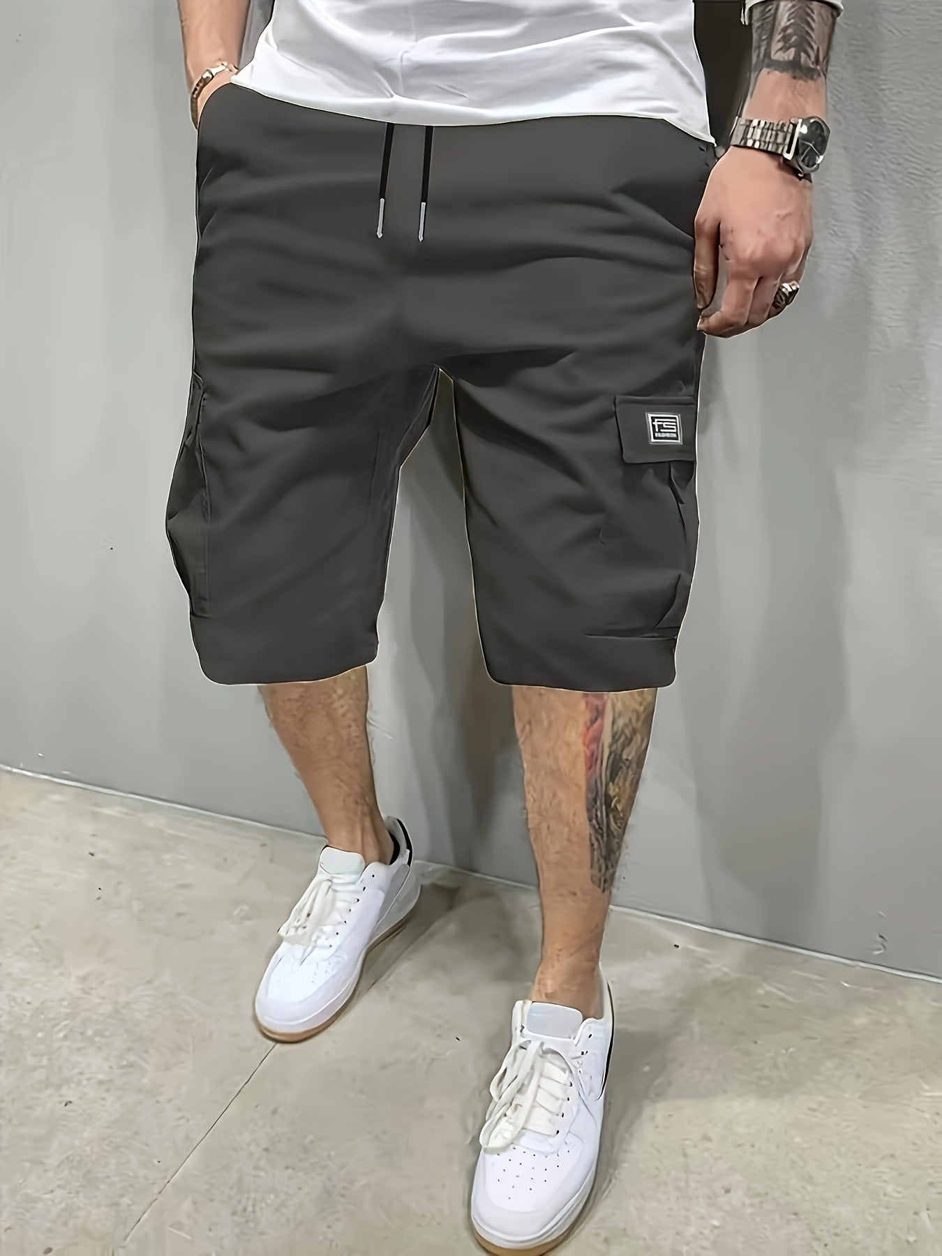 Pantalones cortos cargo para hombre Zelvyn