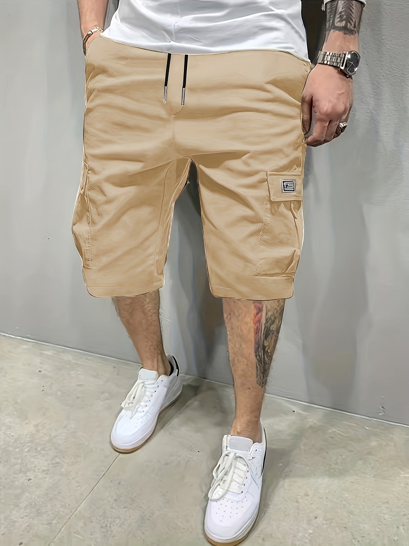 Pantalones cortos cargo para hombre Zelvyn