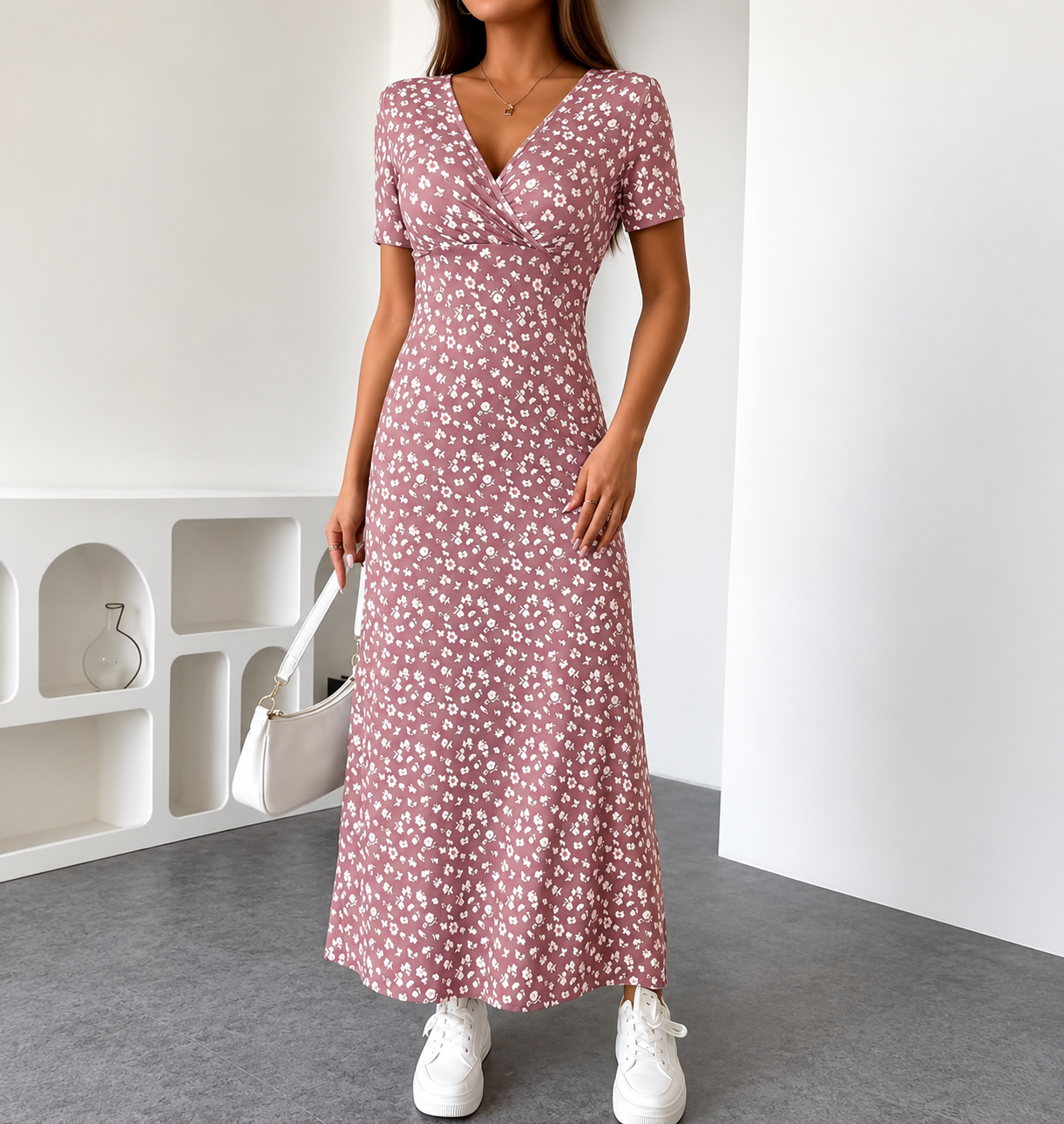 Colette | Vestido Elegante Midi con Estampados