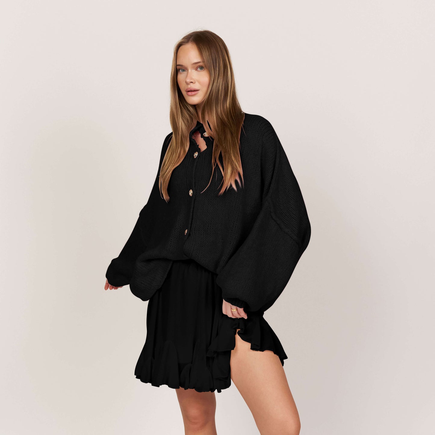 Cárdigan oversize