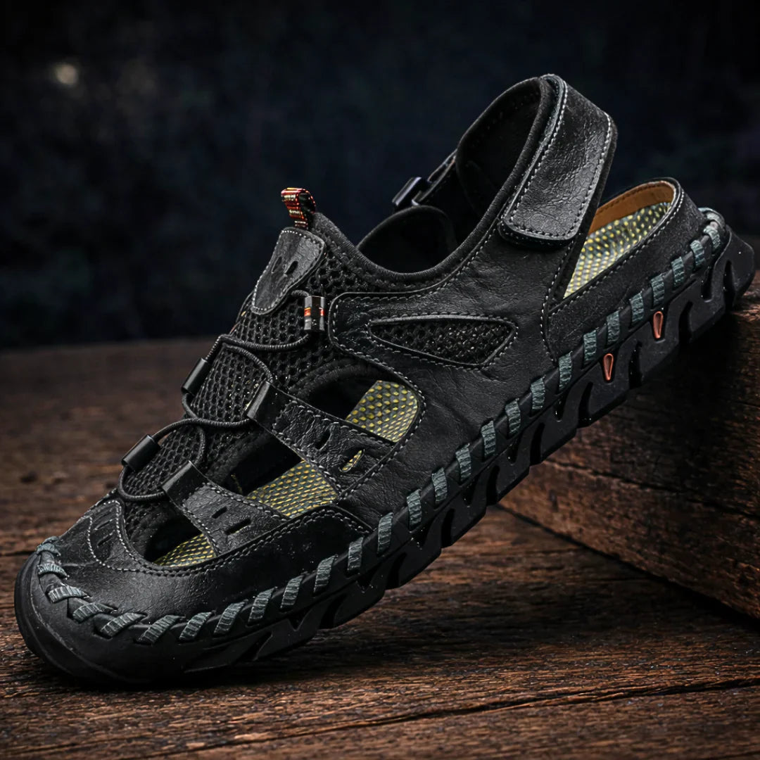 Zelvyn Trackers | Sandalias de Cuero con Soporte