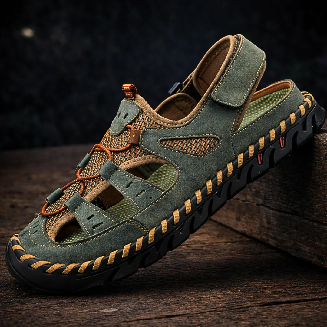 Zelvyn Trackers | Sandalias de Cuero con Soporte