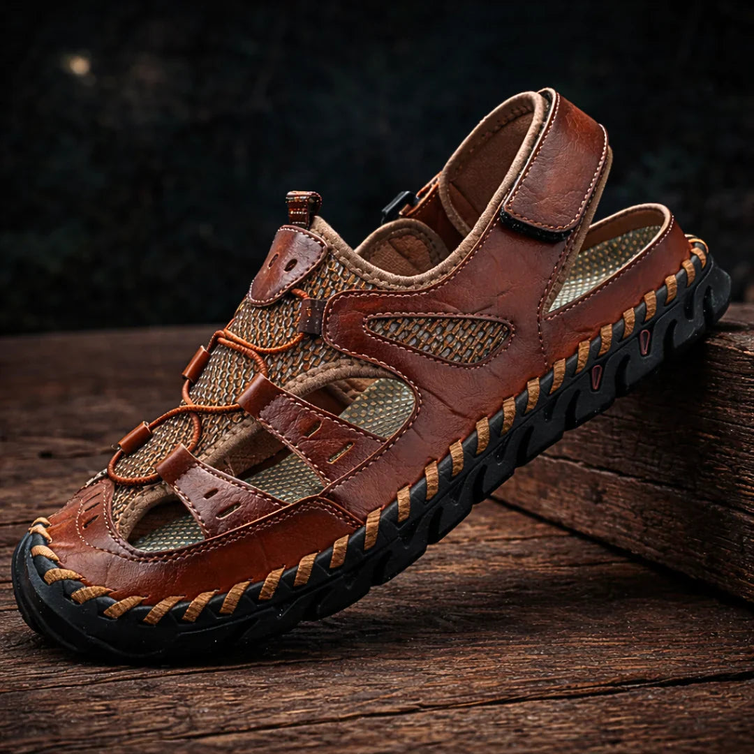 Zelvyn Trackers | Sandalias de Cuero con Soporte