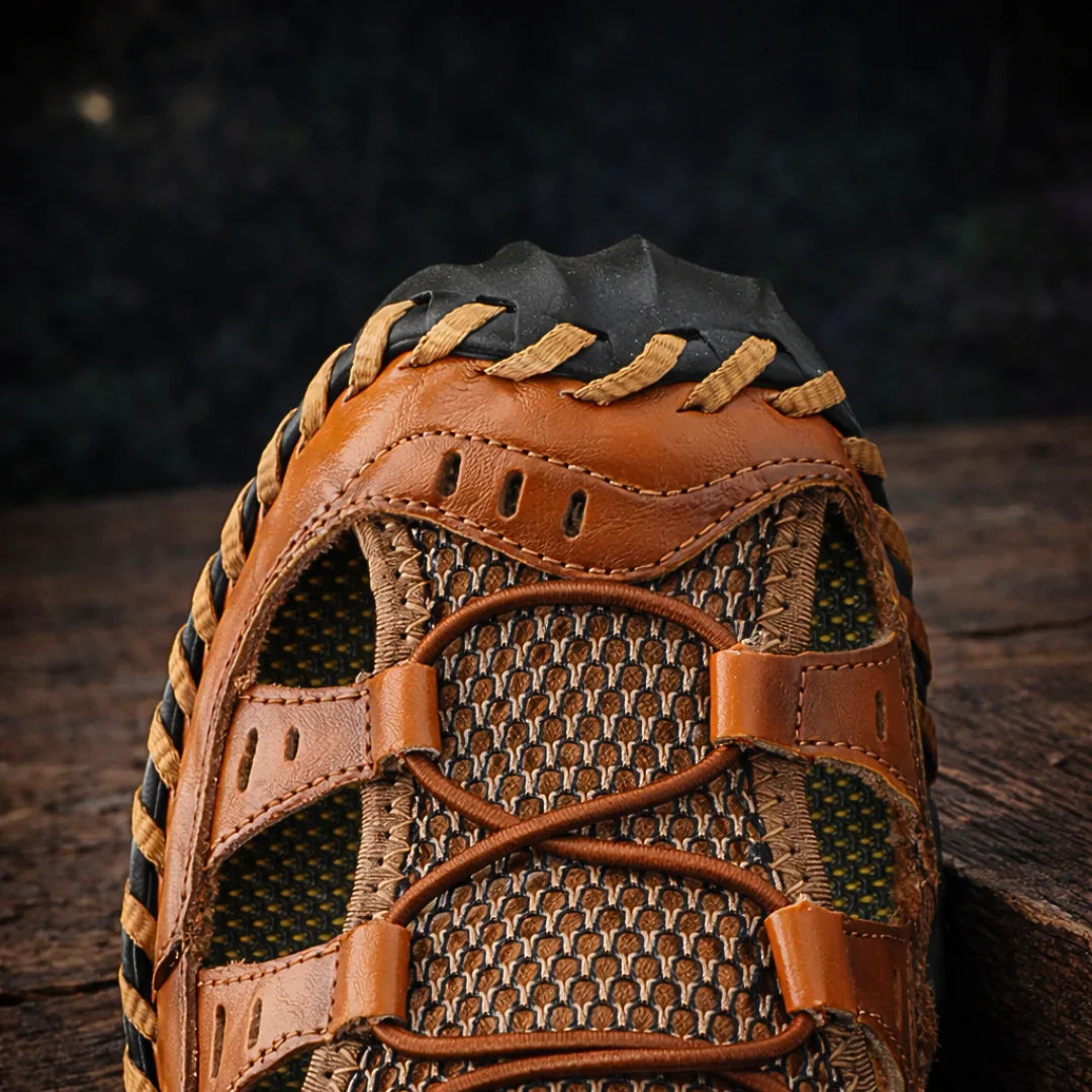 Zelvyn Trackers | Sandalias de Cuero con Soporte